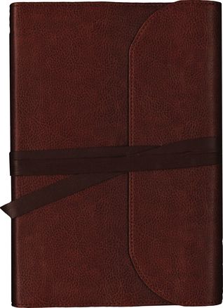 Download KJV, Journal the Word Bible, Large Print, Premium Leather, Brown, Red Letter Edition: Reflect on Your Favorite Verses - Anonymous file in PDF