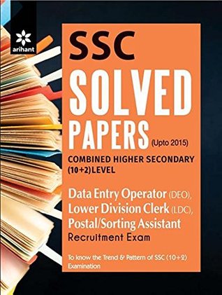 Download SSC Solved Papers Combined Higher Secondary (10 2) level DATA ENTRY OPERATOR (DEO), LOWER DIVISION CLERK (LDC), Postal/Sorting Assistant Recruitment Exam - Arihant Experts file in ePub