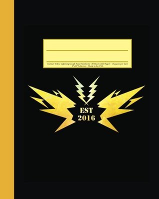 Download Instinct Yellow Lightning Graph Paper Notebook: 160 Page Softcover Journal, 4 Squares per Inch Graph Paper, 8x10 Blank Book, Workbook for Math & Science, Students, and Teachers - NOT A BOOK | ePub