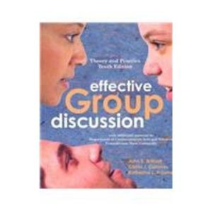 Download Effective Group Discussion: Theory and Practice - John K. Brilhart | PDF
