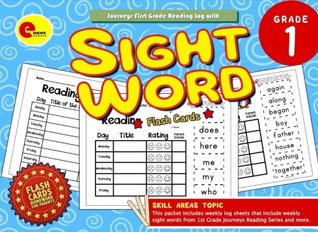 Read Sight Word Flash Cards: Journeys First Grade Reading Log with Sight Word Flash Cards for 1st Grade (Sight Word Educate School) (Volume 8) - All Educate School file in ePub