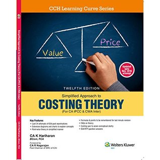 Read online Simplified Approach to Costing Theory (For CA IPCC) , 12E - K HARIHARAN file in PDF