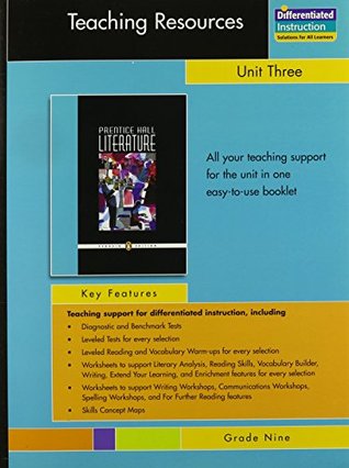 Download PRENTICE HALL LITERATURE PENGUIN EDITION TEACHING RESOURCES UNIT 3: ESSAYS AND ARTICLES GRADE 9 2007C - Prentice Hall file in PDF