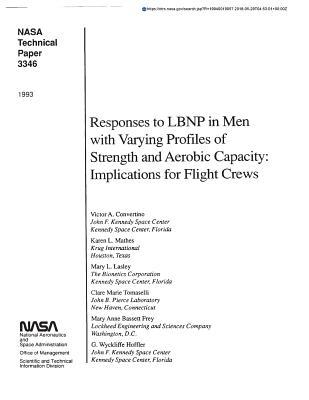 Download Responses to Lbnp in Men with Varying Profiles of Strength and Aerobic Capacity: Implications for Flight Crews - National Aeronautics and Space Administration | PDF