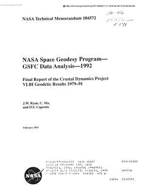 Read online NASA Space Geodesy Program: Gsfc Data Analysis, 1992. Crustal Dynamics Project Vlbi Geodetic Results, 1979 - 1991 - National Aeronautics and Space Administration file in ePub