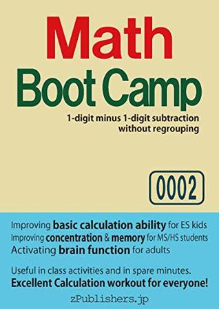 Download Math Boot Camp E 0002 / 1-digit minus 1-digit subtraction without regrouping - zPublishers | PDF