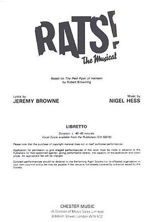 Read online Nigel Hess Rats! The Musical (Libretto) Voice - Various file in ePub