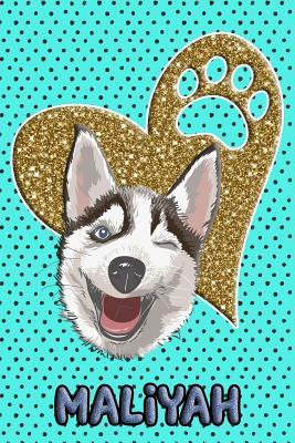 Read Husky Life Maliyah: College Ruled Composition Book Diary Lined Journal Blue - Frosty Love file in ePub