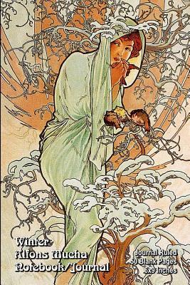 Download Winter - Alfons Mucha - Notebook/Journal: Journal Ruled - 50 Blank Pages - 6x9 Inches - Buckskin Creek Journals file in PDF