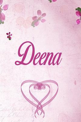 Download Deena: Personalized Name Notebook/Journal Gift For Women & Girls 100 Pages (Pink Floral Design) for School, Writing Poetry, Diary to Write in, Gratitude Writing, Daily Journal or a Dream Journal. - Personalized Name Publishers file in ePub