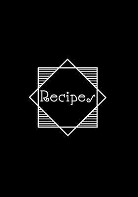 Read online Recipes: Blank Recipe Book to Write In Solid Black - Homemade with Love | PDF