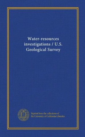 Download Water-resources investigations / U.S. Geological Survey - . Unknown file in PDF