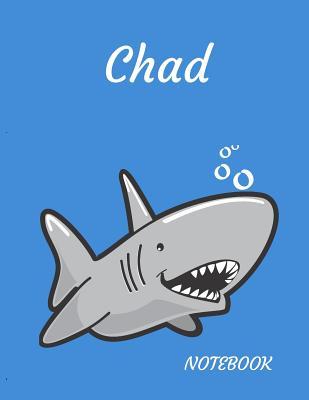 Read Chad: Personalized Lined Notebook for People who Love Sharks -  | ePub