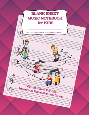 Read Blank Sheet Music Notebook for Kids: Notation Paper For Composing For Kids with Wide Staves - Dakota Journals | ePub