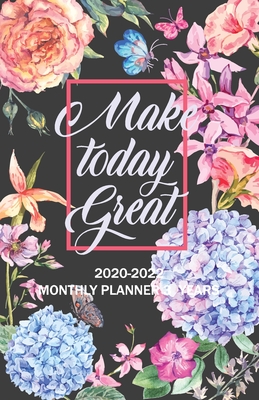 Full Download Monthly Planner 3 Years: January - December 2020-2022 Monthly View Calendar Views Floral Cover - Sunday start - Super Productive Planners | PDF