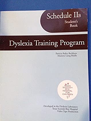 Read Dyslexia Training Program Schedule IIA (Student's Book) - Patricia Bailey Beckham file in PDF